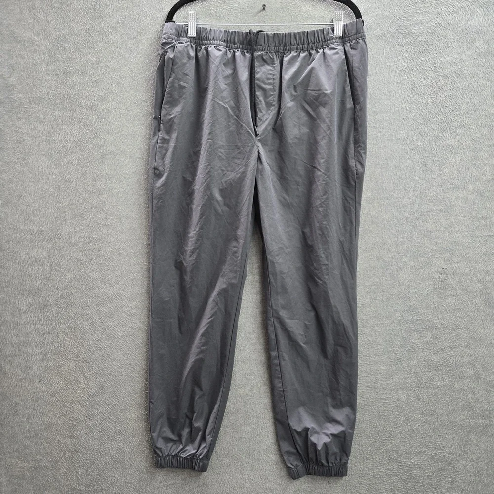 Banana Republic Men Activewear Pants M Gray Windbreaker‎ Jogger 27